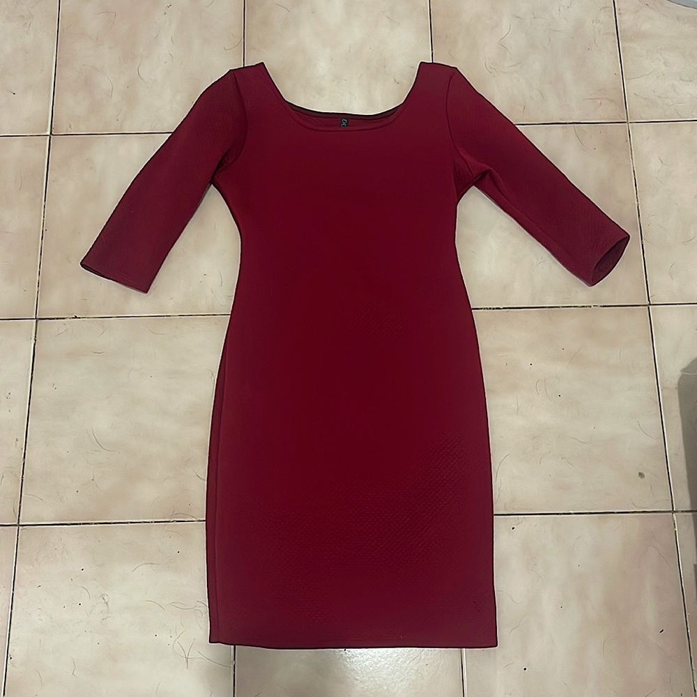 Bodycon Wine Dress